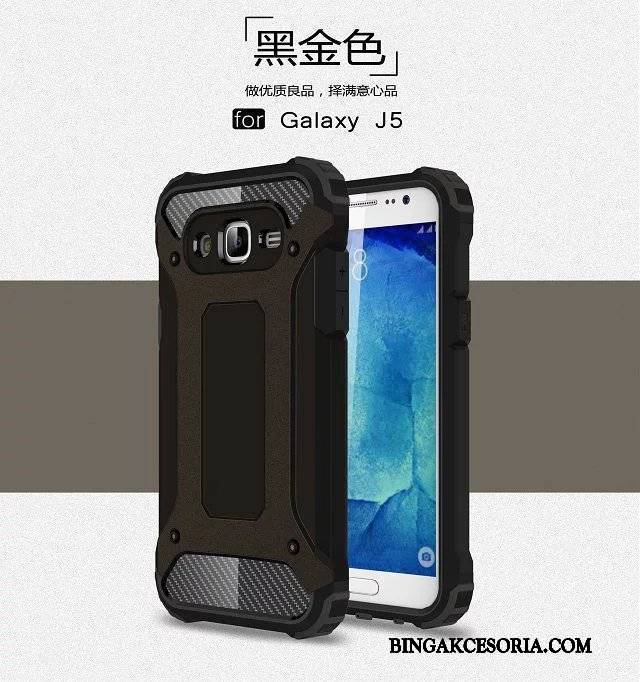 Samsung Galaxy J5 2015 Futerał Gwiazda Pancerz Anti-fall Etui All Inclusive Ochraniacz Etui Na Telefon