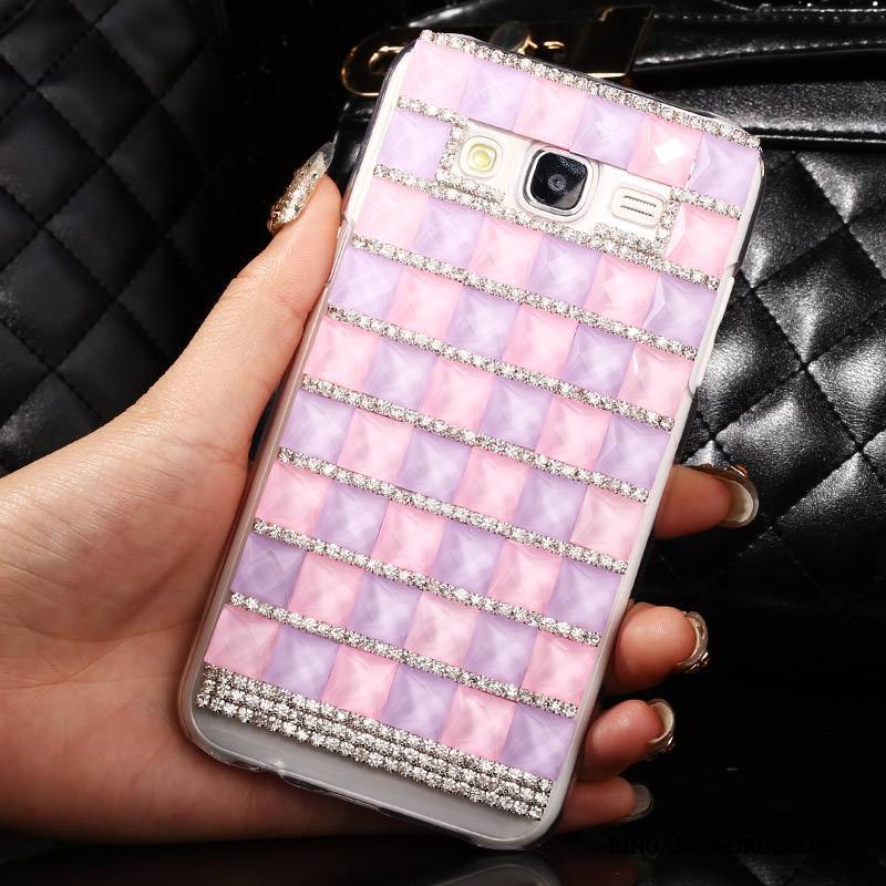 Samsung Galaxy J5 2015 Przezroczysty Etui Na Telefon Futerał Rhinestone Gwiazda Tendencja Ochraniacz