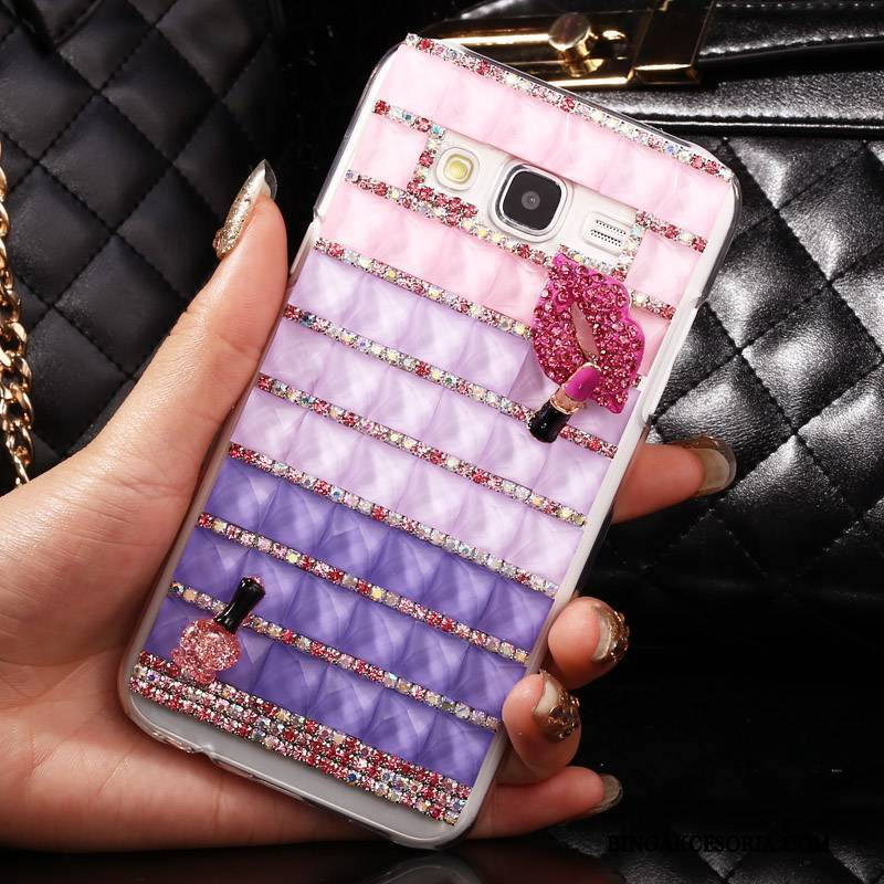 Samsung Galaxy J5 2015 Przezroczysty Etui Na Telefon Futerał Rhinestone Gwiazda Tendencja Ochraniacz