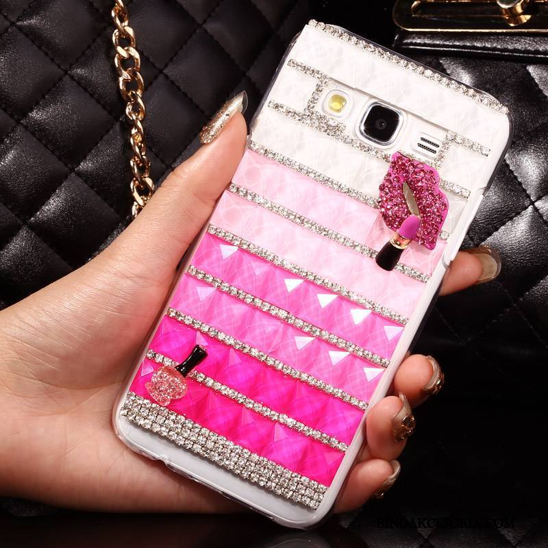 Samsung Galaxy J5 2015 Przezroczysty Etui Na Telefon Futerał Rhinestone Gwiazda Tendencja Ochraniacz