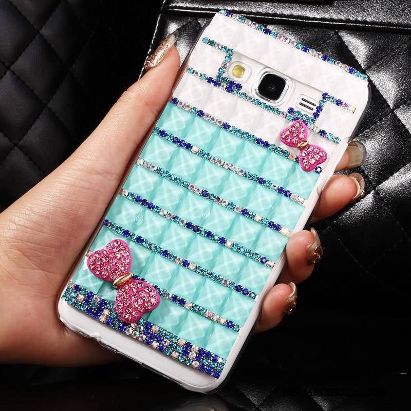 Samsung Galaxy J5 2015 Przezroczysty Etui Na Telefon Futerał Rhinestone Gwiazda Tendencja Ochraniacz