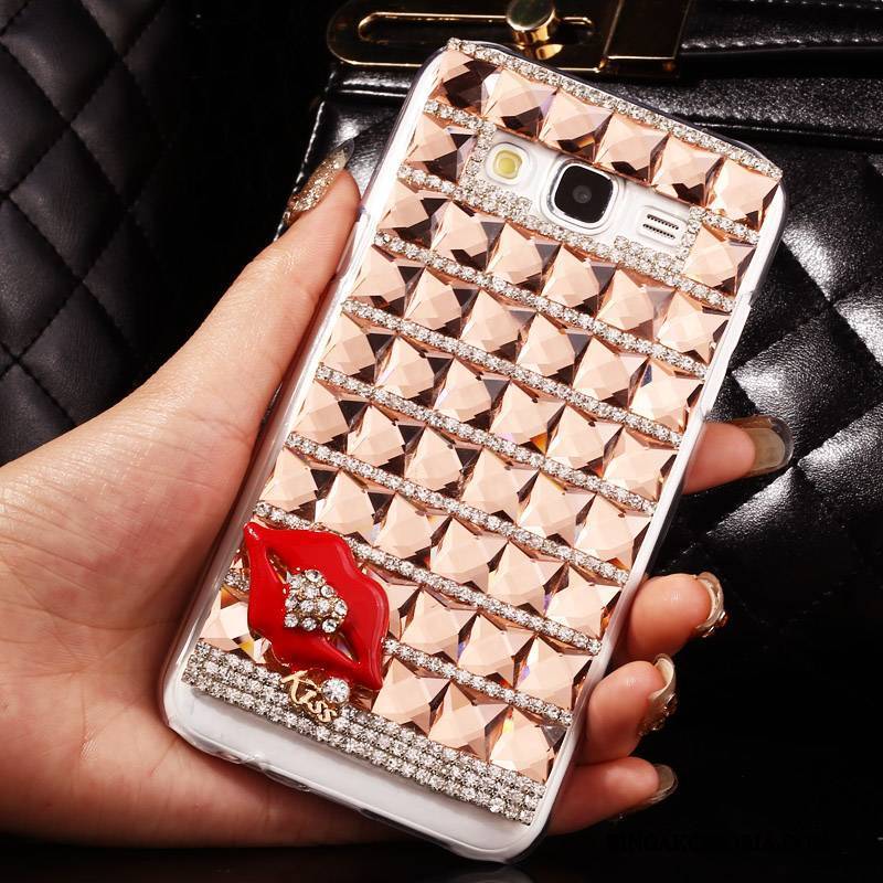 Samsung Galaxy J5 2015 Przezroczysty Etui Na Telefon Futerał Rhinestone Gwiazda Tendencja Ochraniacz