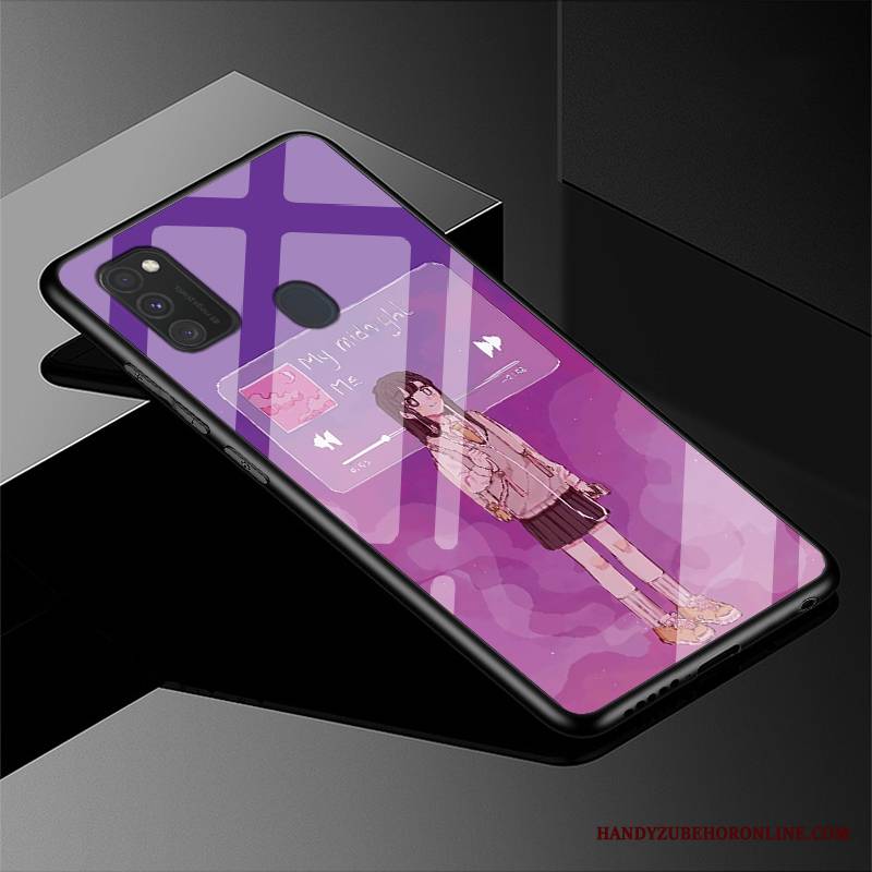 Samsung Galaxy M30s Futerał Gwiazda Szkło Etui Zielony Nowy Europa Proste