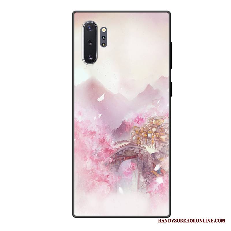 Samsung Galaxy Note 10+ Futerał Gwiazda Niebieski Anti-fall All Inclusive Dostosowane Etui Mały