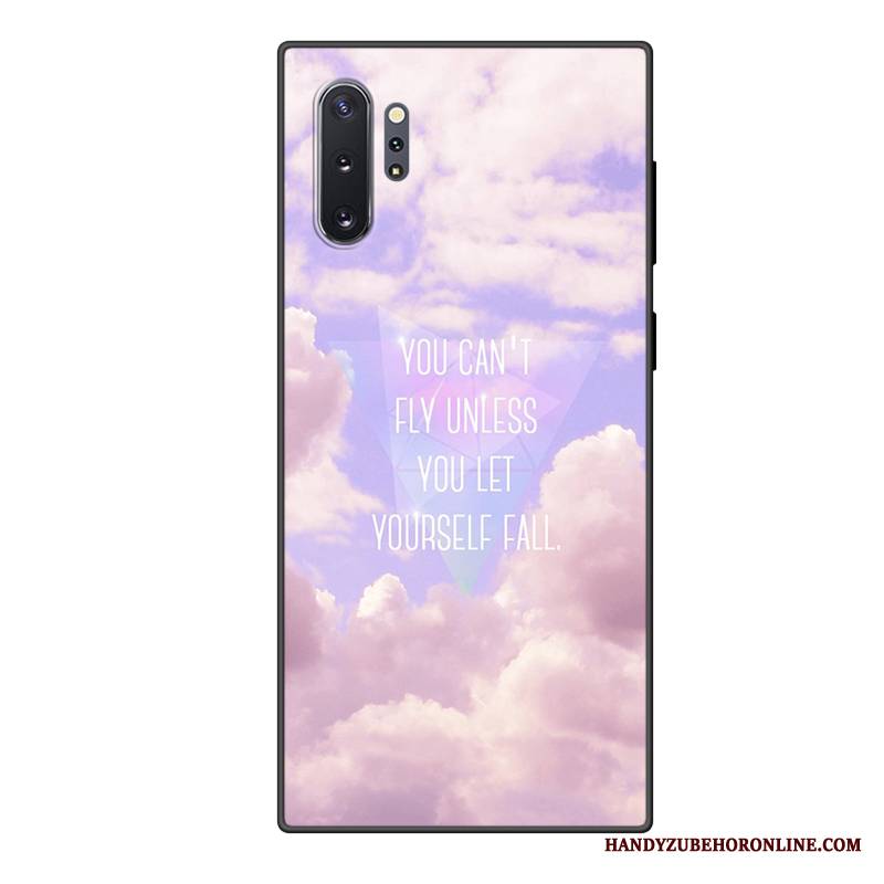 Samsung Galaxy Note 10+ Futerał Gwiazda Niebieski Anti-fall All Inclusive Dostosowane Etui Mały