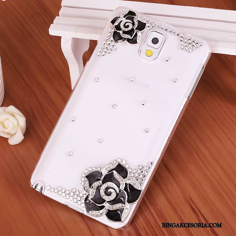 Samsung Galaxy Note 3 Etui Ochraniacz Etui Na Telefon Czerwony Futerał Rhinestone Gwiazda