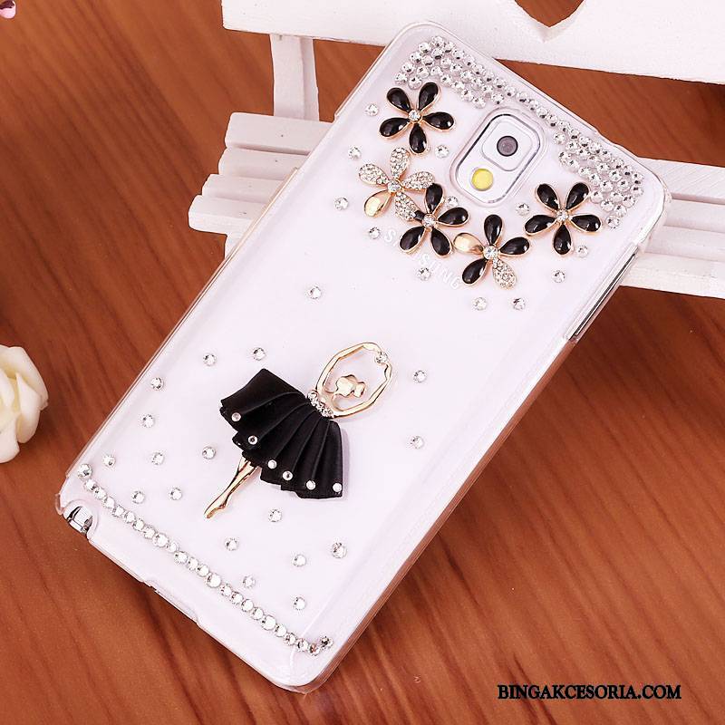 Samsung Galaxy Note 3 Etui Ochraniacz Etui Na Telefon Czerwony Futerał Rhinestone Gwiazda