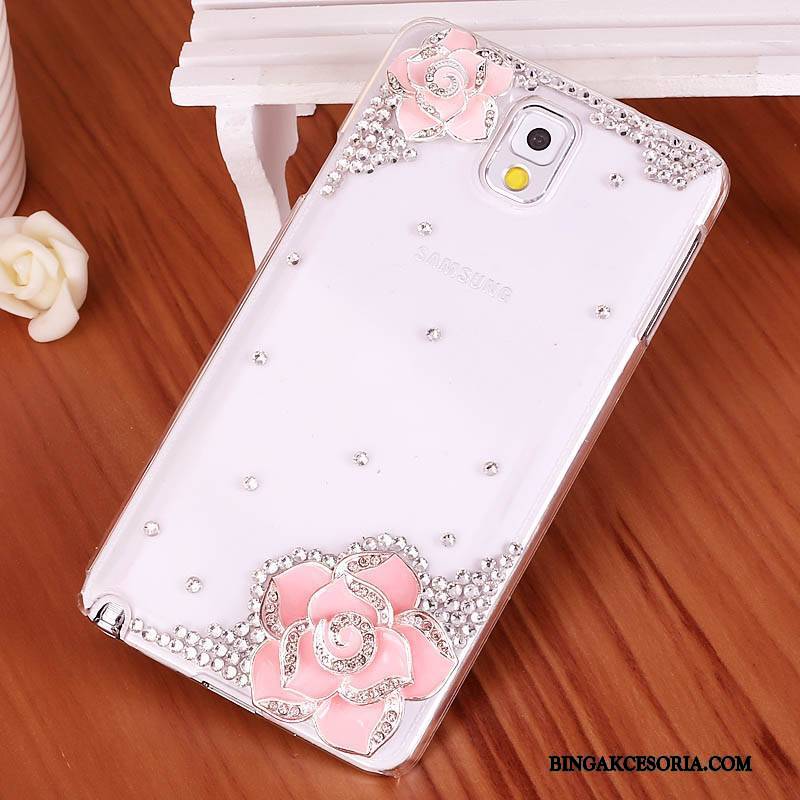 Samsung Galaxy Note 3 Etui Ochraniacz Etui Na Telefon Czerwony Futerał Rhinestone Gwiazda