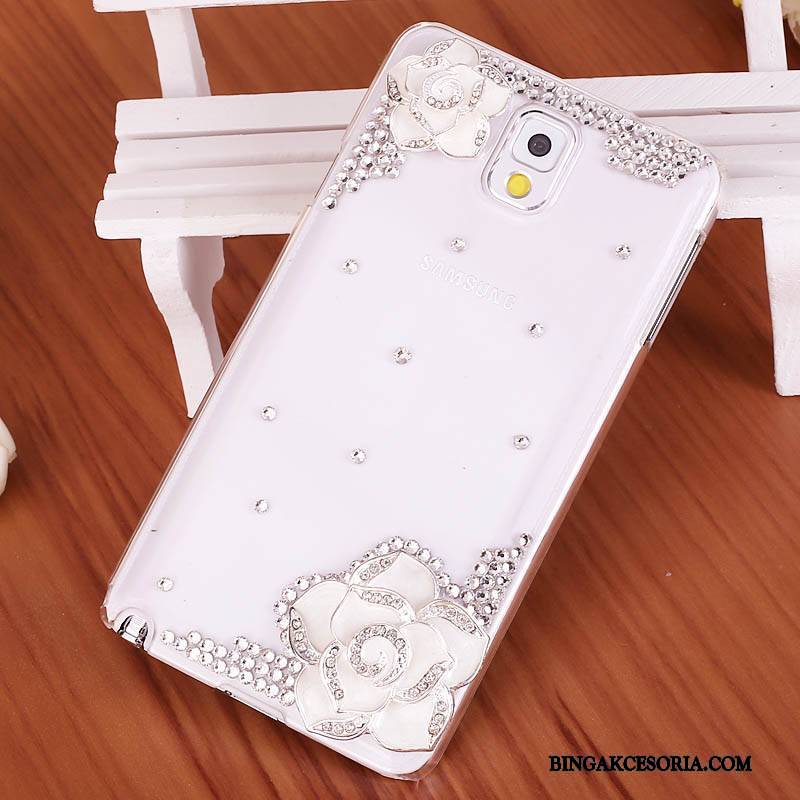 Samsung Galaxy Note 3 Etui Ochraniacz Etui Na Telefon Czerwony Futerał Rhinestone Gwiazda