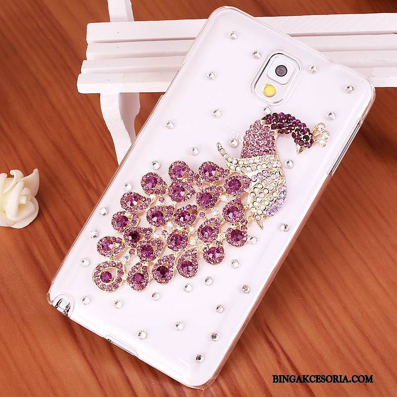 Samsung Galaxy Note 3 Etui Ochraniacz Etui Na Telefon Czerwony Futerał Rhinestone Gwiazda