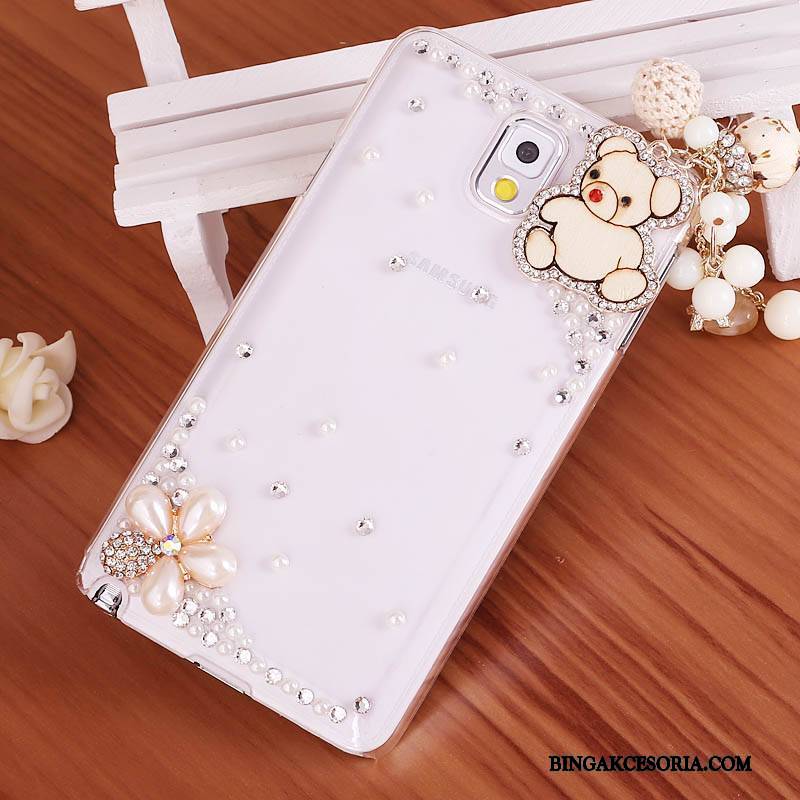 Samsung Galaxy Note 3 Etui Ochraniacz Etui Na Telefon Czerwony Futerał Rhinestone Gwiazda