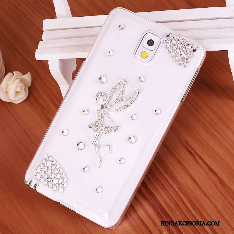 Samsung Galaxy Note 3 Etui Ochraniacz Etui Na Telefon Czerwony Futerał Rhinestone Gwiazda