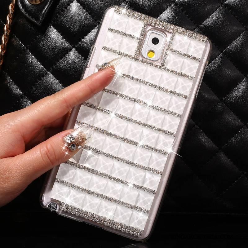 Samsung Galaxy Note 3 Rhinestone Gwiazda Etui Na Telefon Futerał Niebieski Ochraniacz