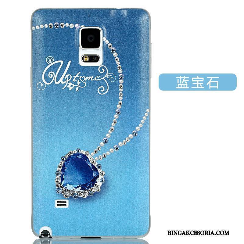 Samsung Galaxy Note 4 Futerał Kreskówka Cienkie Ochraniacz Anti-fall Piękny Rhinestone Etui