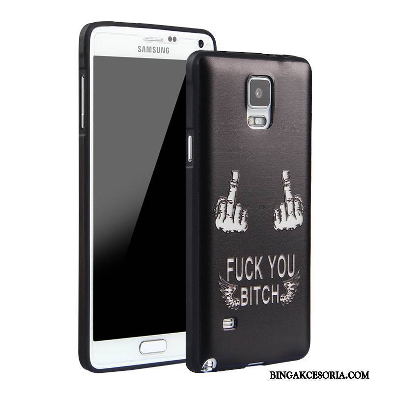 Samsung Galaxy Note 4 Futerał Niebieski Kreskówka All Inclusive Anti-fall Tendencja Etui Na Telefon Relief