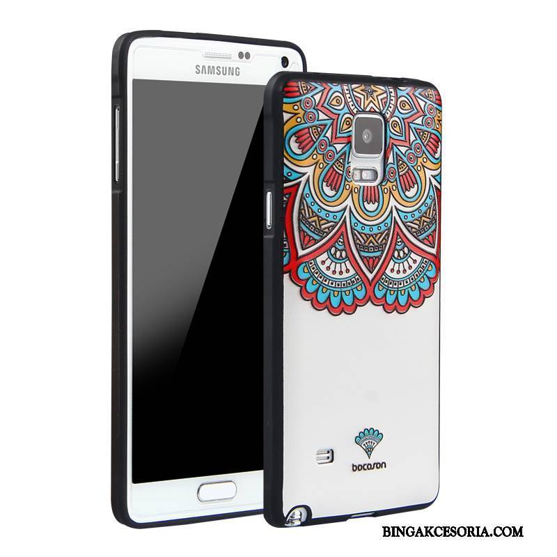 Samsung Galaxy Note 4 Futerał Niebieski Kreskówka All Inclusive Anti-fall Tendencja Etui Na Telefon Relief