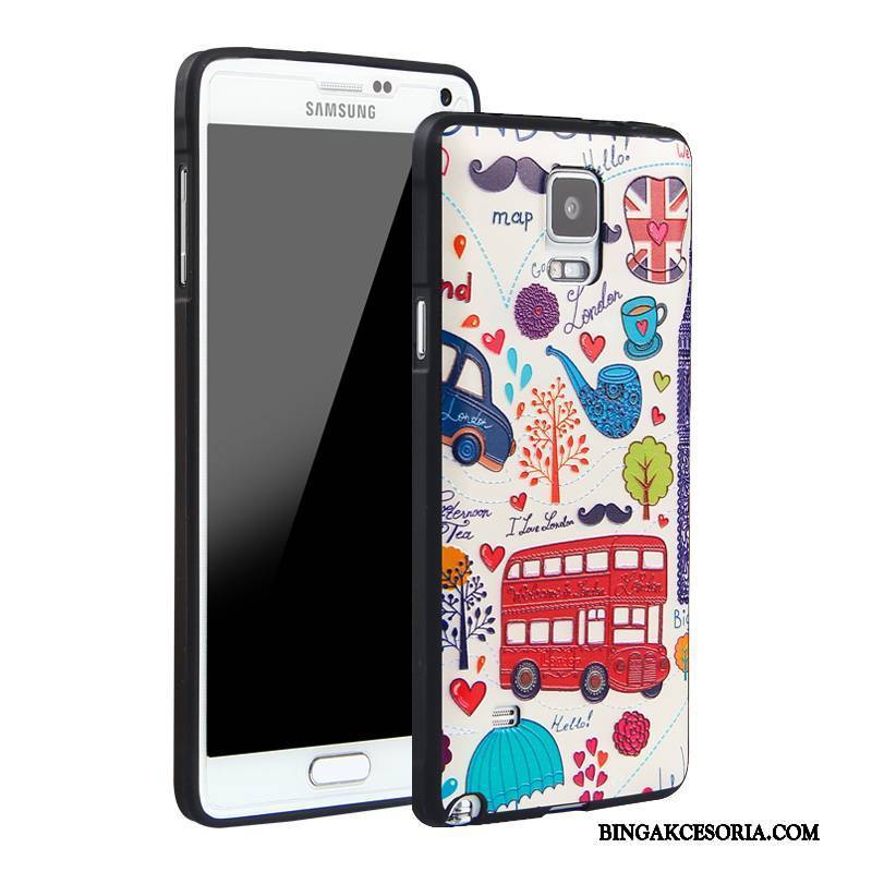 Samsung Galaxy Note 4 Futerał Niebieski Kreskówka All Inclusive Anti-fall Tendencja Etui Na Telefon Relief