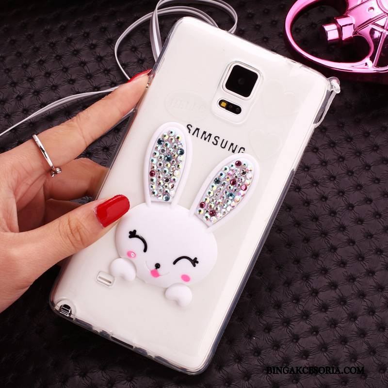 Samsung Galaxy Note 4 Futerał Zielony Rhinestone Jasny Gwiazda Futrzany Pompon Etui Na Telefon Silikonowe