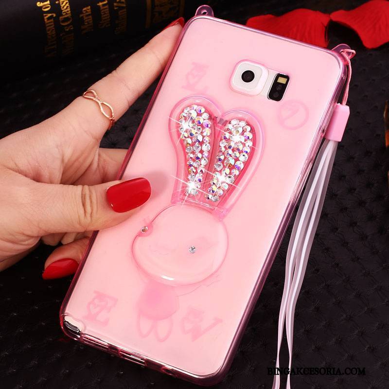 Samsung Galaxy Note 5 Etui Silikonowe Futerał Rhinestone Ochraniacz Gwiazda Etui Na Telefon