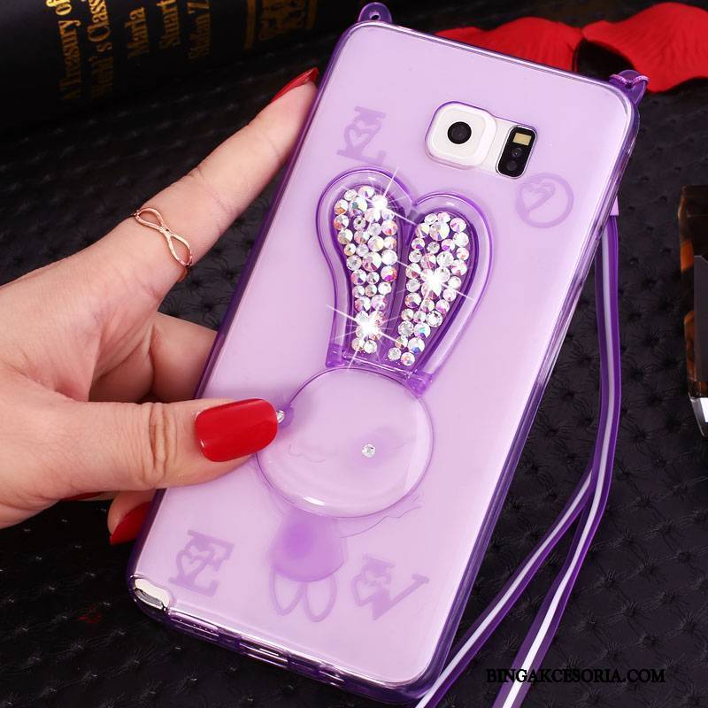 Samsung Galaxy Note 5 Etui Silikonowe Futerał Rhinestone Ochraniacz Gwiazda Etui Na Telefon