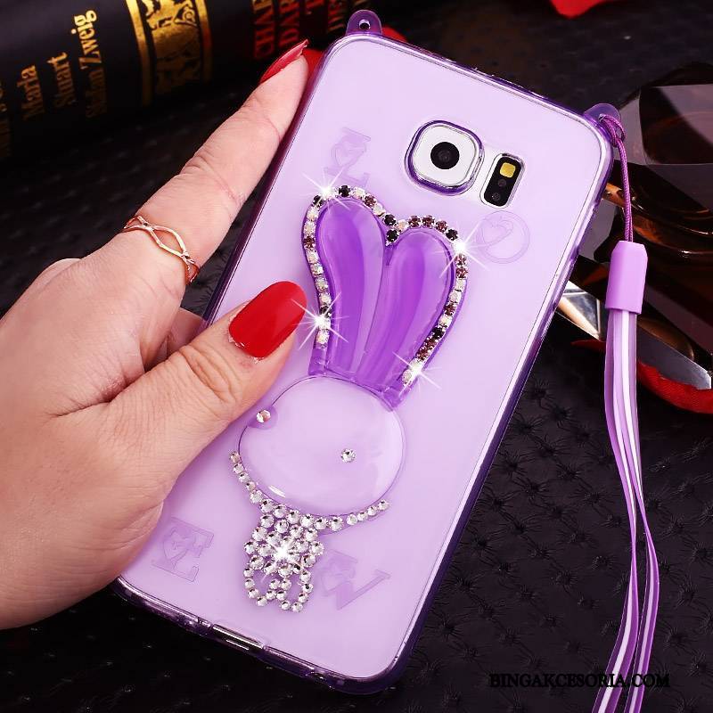 Samsung Galaxy Note 5 Futerał Gwiazda Etui Wiszące Ozdoby Ochraniacz Rhinestone Kreskówka Silikonowe