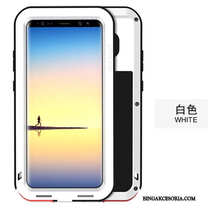 Samsung Galaxy Note 8 Futerał Etui All Inclusive Gwiazda Etui Na Telefon Ochraniacz Anti-fall Metal