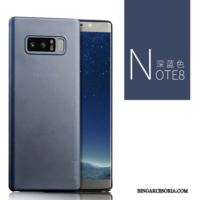 Samsung Galaxy Note 8 Futerał Nubuku Cienkie Nowy Etui Silikonowe Niebieski Etui Na Telefon