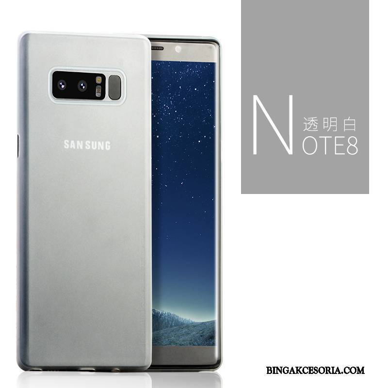 Samsung Galaxy Note 8 Futerał Nubuku Cienkie Nowy Etui Silikonowe Niebieski Etui Na Telefon