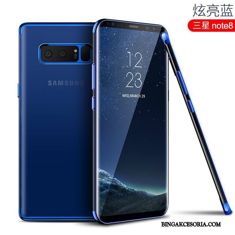 Samsung Galaxy Note 8 Futerał Silikonowe Cienkie Czerwony Miękki Etui Na Telefon Gwiazda All Inclusive