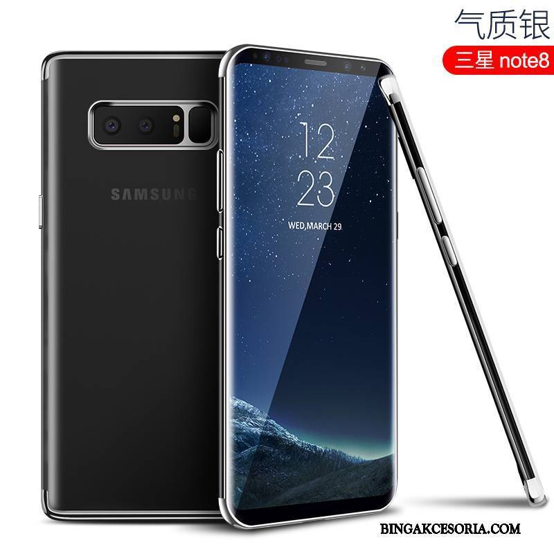 Samsung Galaxy Note 8 Futerał Silikonowe Cienkie Czerwony Miękki Etui Na Telefon Gwiazda All Inclusive