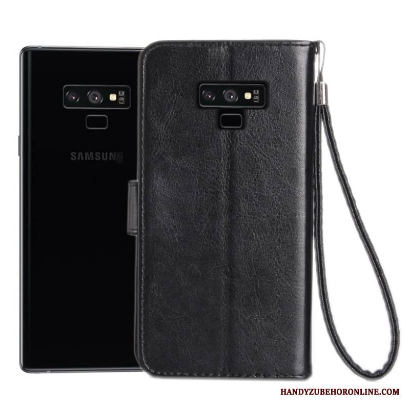 Samsung Galaxy Note 9 Etui Skórzany Futerał Anti-fall Miękki Etui Na Telefon Obudowa Gwiazda