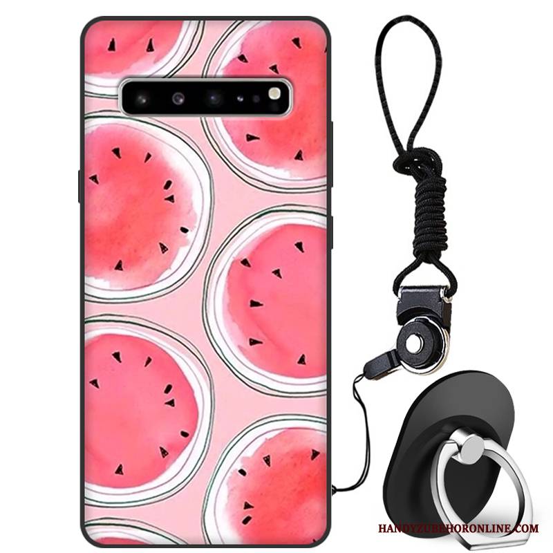 Samsung Galaxy S10 5g Futerał Silikonowe Czerwony All Inclusive Anti-fall Ochraniacz Modna Marka Etui Na Telefon