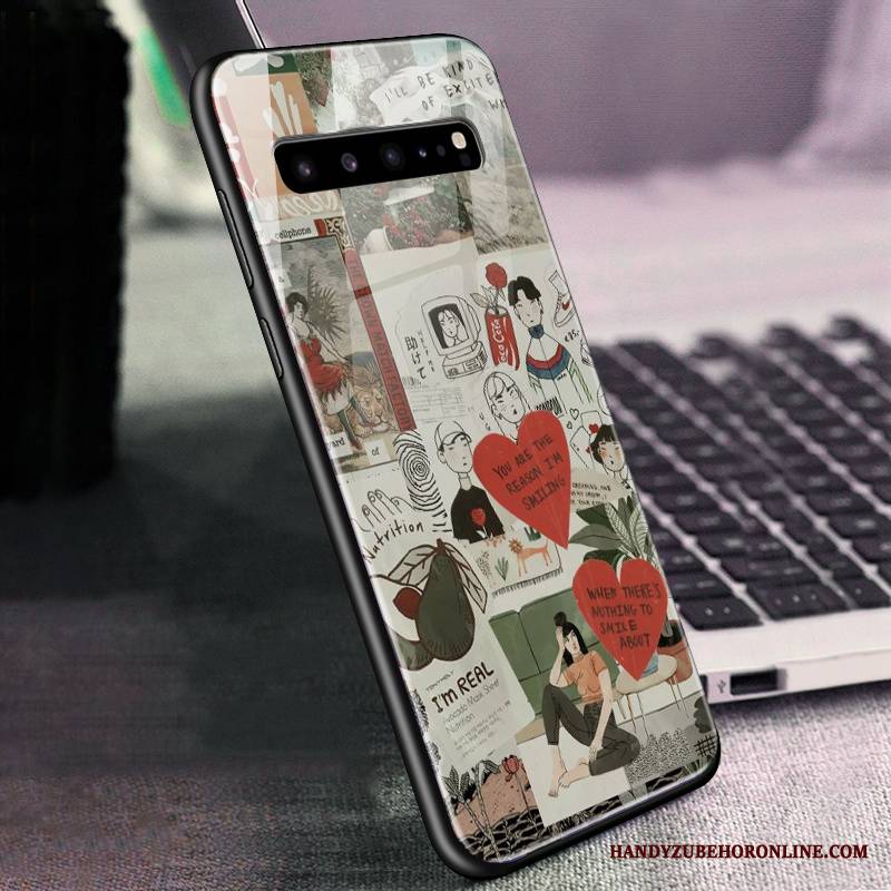 Samsung Galaxy S10 5g Futerał Zielony Gwiazda All Inclusive Etui Na Telefon Szkło