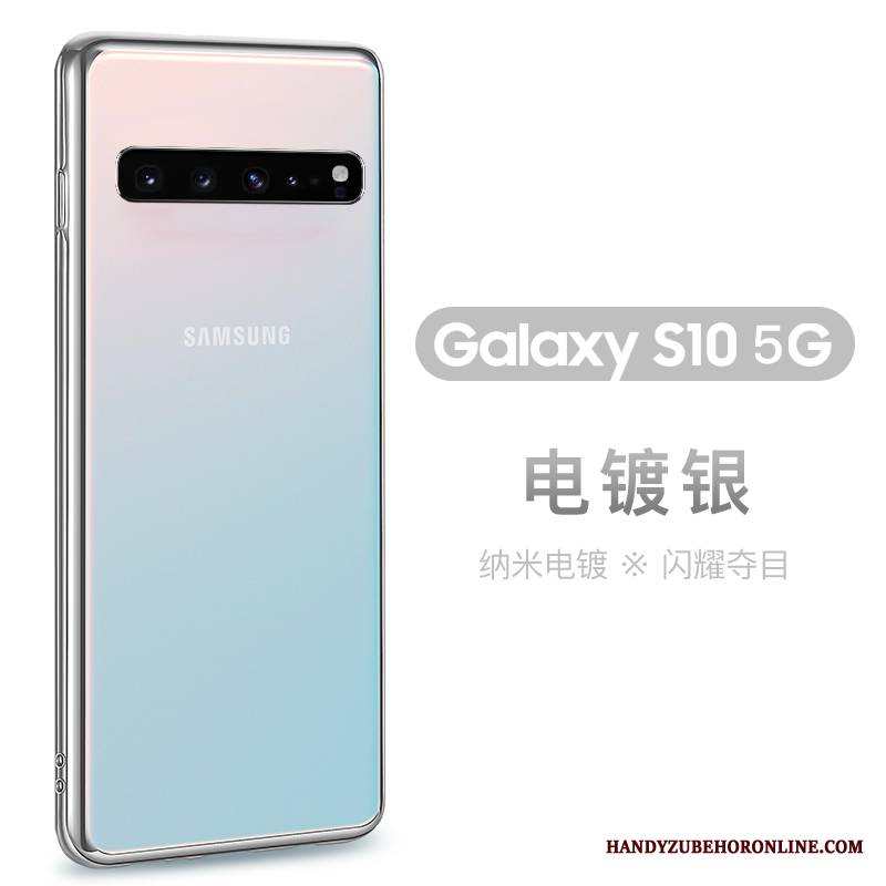 Samsung Galaxy S10 5g Przezroczysty Anti-fall Modna Marka All Inclusive Osobowość Cienkie Futerał