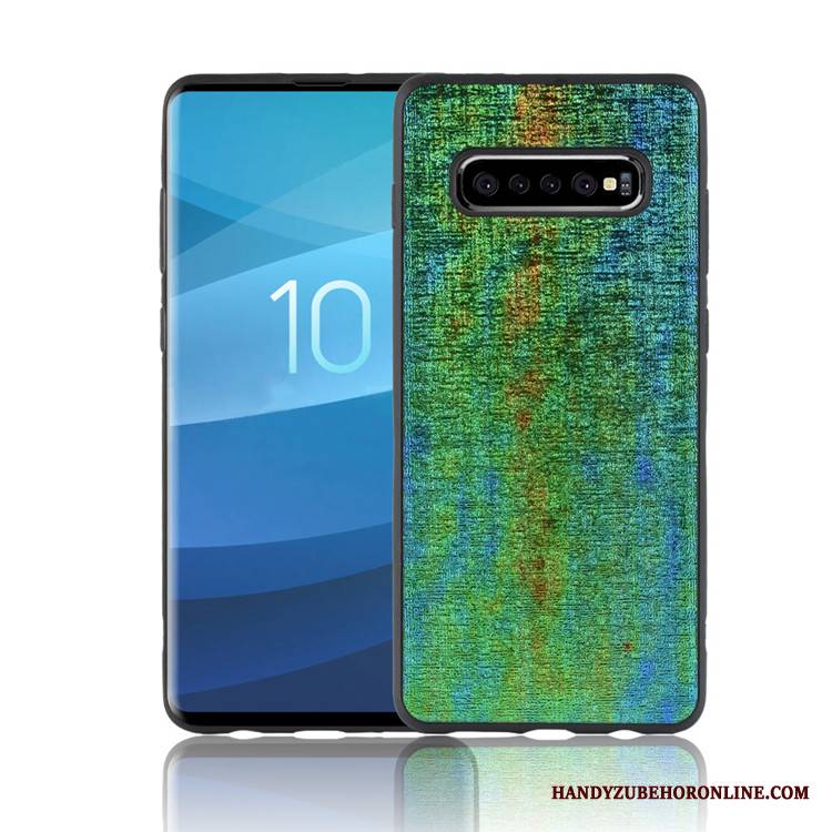 Samsung Galaxy S10 Futerał Czarny Etui Etui Na Telefon Kolor Osobowość Anti-fall