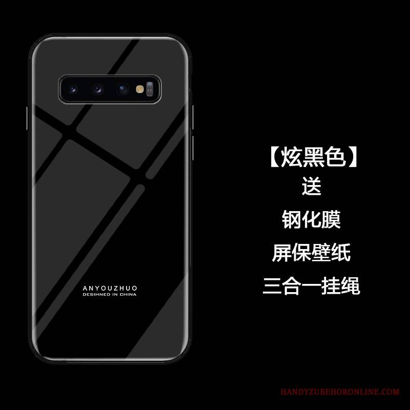 Samsung Galaxy S10 Futerał Tendencja Szkło Hartowane All Inclusive Osobowość Etui Moda Kreatywne