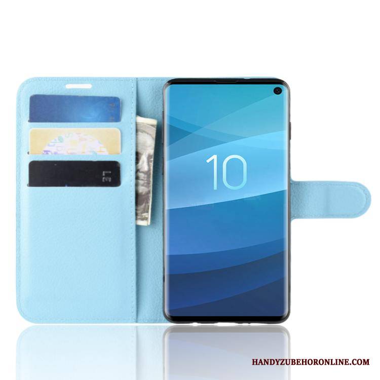 Samsung Galaxy S10+ Ochraniacz Karta Etui Na Telefon Skórzany Futerał Gwiazda Portfel Obudowa