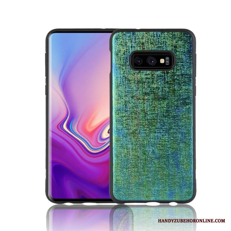 Samsung Galaxy S10e Futerał Kolor All Inclusive Ochraniacz Miękki Pomarańczowy Gwiazda Żółty