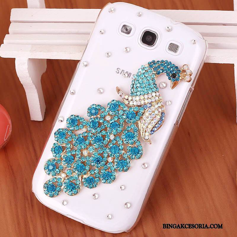 Samsung Galaxy S3 Trudno Purpurowy Etui Na Telefon Telefon Komórkowy Ochraniacz Rhinestone Futerał