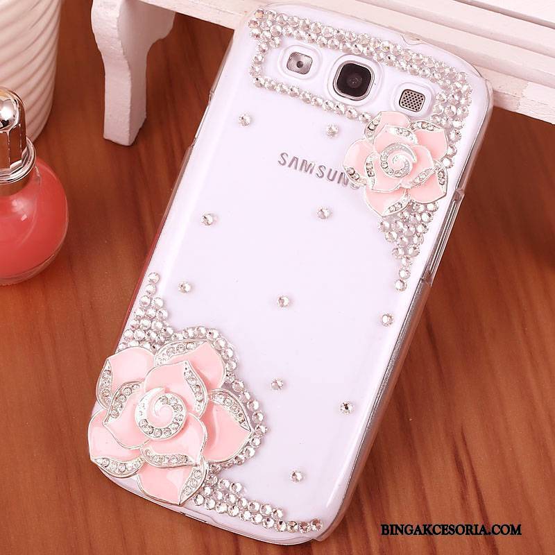 Samsung Galaxy S3 Trudno Purpurowy Etui Na Telefon Telefon Komórkowy Ochraniacz Rhinestone Futerał