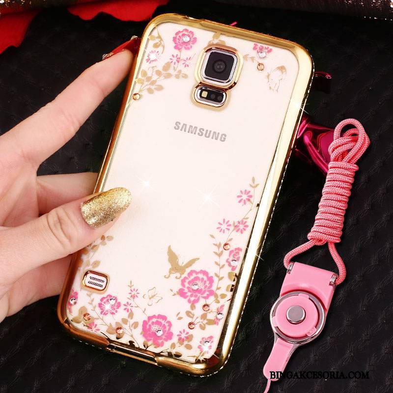 Samsung Galaxy S5 Futerał Złoto Ochraniacz All Inclusive Etui Rhinestone Etui Na Telefon Gwiazda