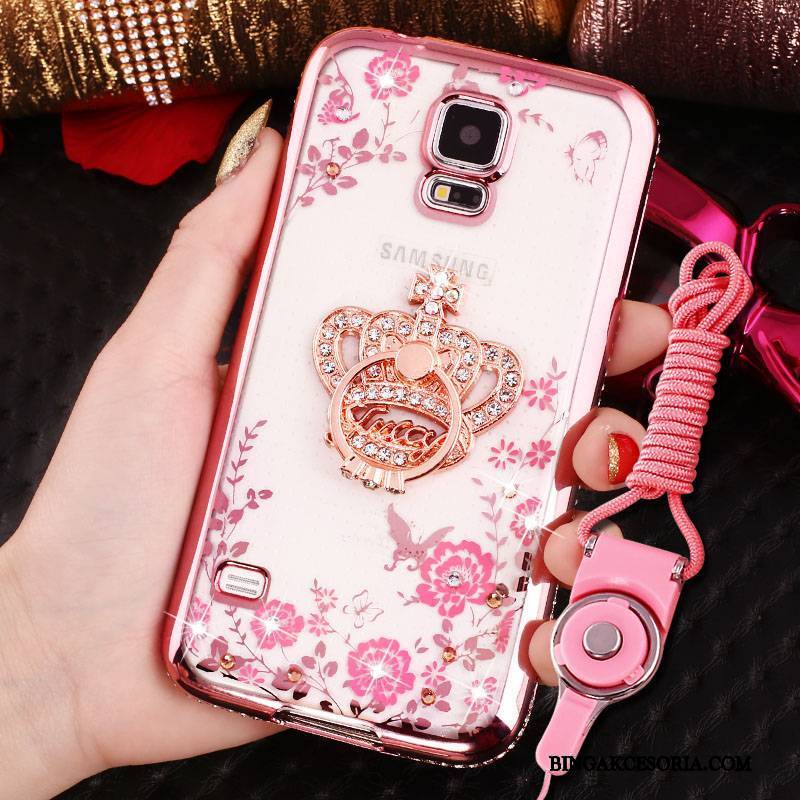 Samsung Galaxy S5 Futerał Złoto Ochraniacz All Inclusive Etui Rhinestone Etui Na Telefon Gwiazda