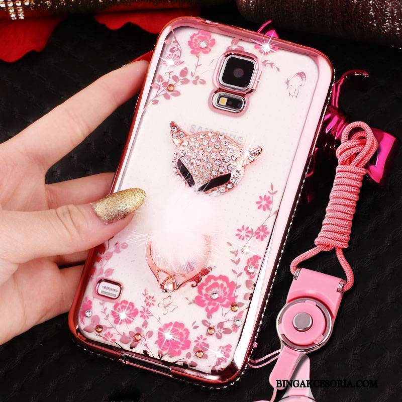 Samsung Galaxy S5 Futerał Złoto Ochraniacz All Inclusive Etui Rhinestone Etui Na Telefon Gwiazda