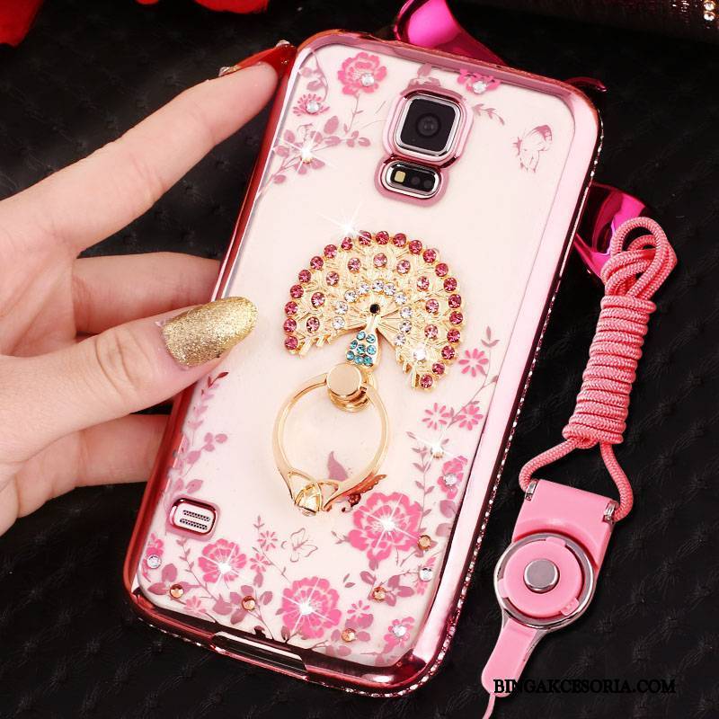 Samsung Galaxy S5 Futerał Złoto Ochraniacz All Inclusive Etui Rhinestone Etui Na Telefon Gwiazda