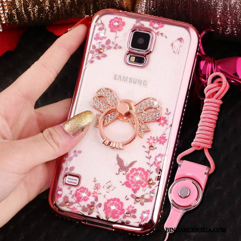 Samsung Galaxy S5 Futerał Złoto Ochraniacz All Inclusive Etui Rhinestone Etui Na Telefon Gwiazda