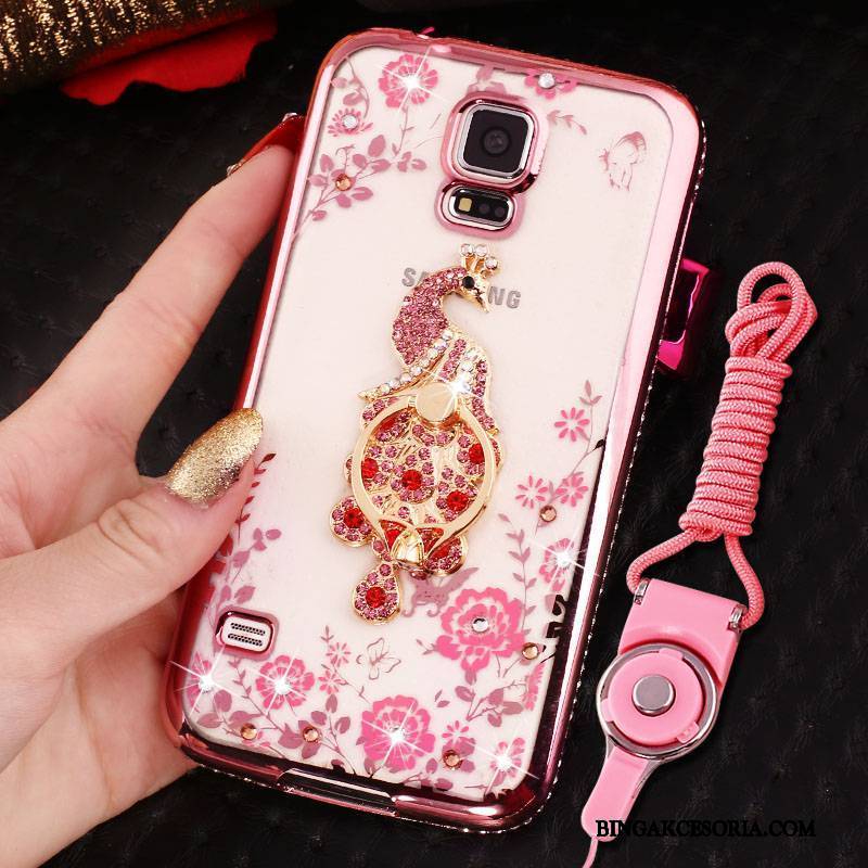 Samsung Galaxy S5 Futerał Złoto Ochraniacz All Inclusive Etui Rhinestone Etui Na Telefon Gwiazda