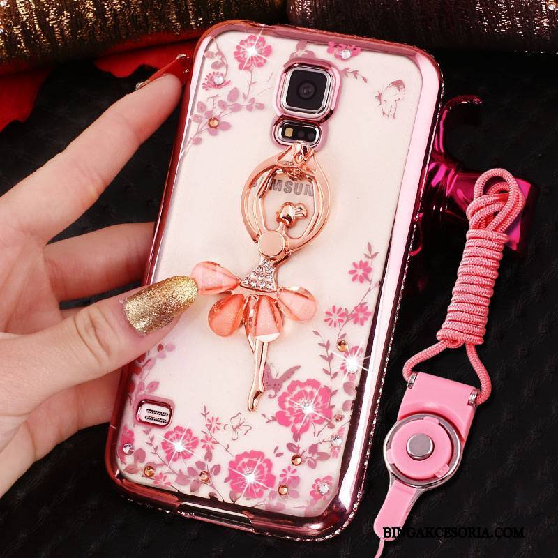 Samsung Galaxy S5 Futerał Złoto Ochraniacz All Inclusive Etui Rhinestone Etui Na Telefon Gwiazda