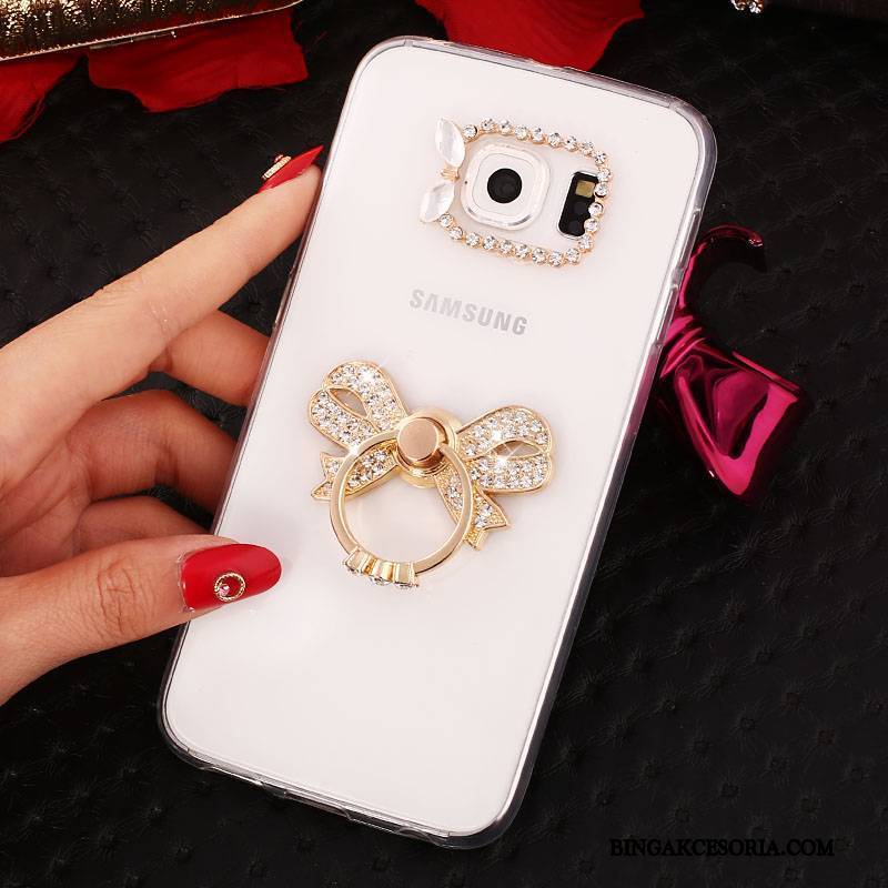 Samsung Galaxy S6 Edge + Ring Gwiazda Futerał Wspornik Ochraniacz Silikonowe Etui