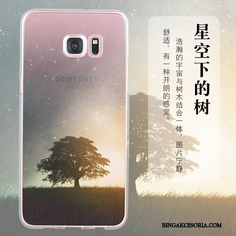 Samsung Galaxy S6 Futerał Anti-fall Etui All Inclusive Niebieski Ochraniacz Gwiazda Silikonowe