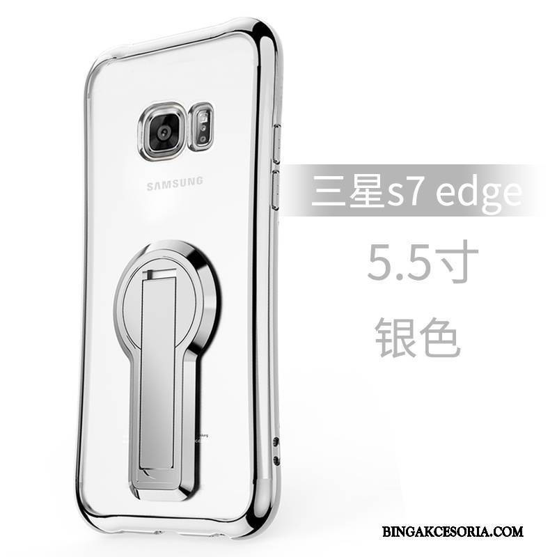 Samsung Galaxy S7 Edge Futerał All Inclusive Gwiazda Etui Anti-fall Silikonowe Etui Na Telefon Złoto